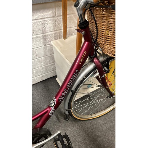 321 - LADIES RALEIGH BICYCLE WITH BASKET