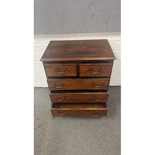 182 - 2 OVER 3 CHEST OF DRAWERS