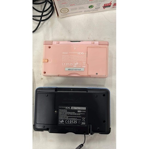 220 - NINTENDO DS X 2 AND GAMES PLUS ACCESSORIES