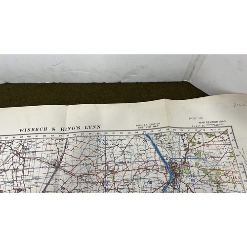 111 - TWO WAR TIME RAILWAY MAPS SEE PICTURES