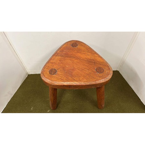 342 - WOODEN MILKING STOOL