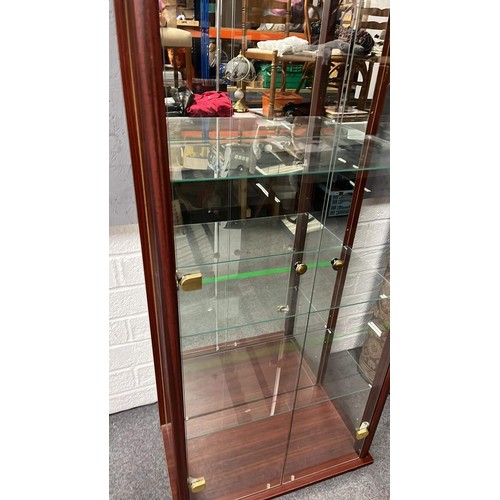 333 - TALL GLASS CABINET