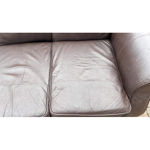 328 - BROWN USED SOFA