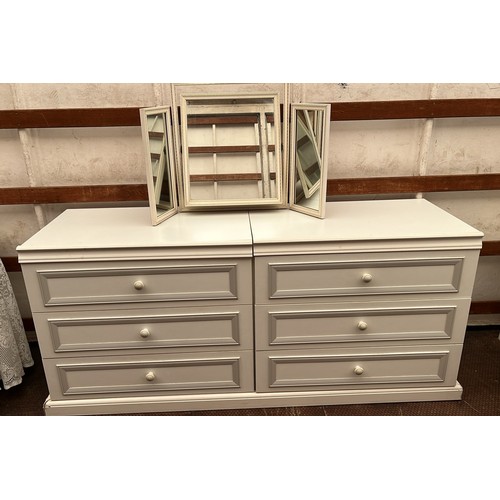 380 - CHEST OF DRAWERS WITH MIRROR