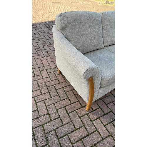 269 - RETRO GREY FINISH SOFA