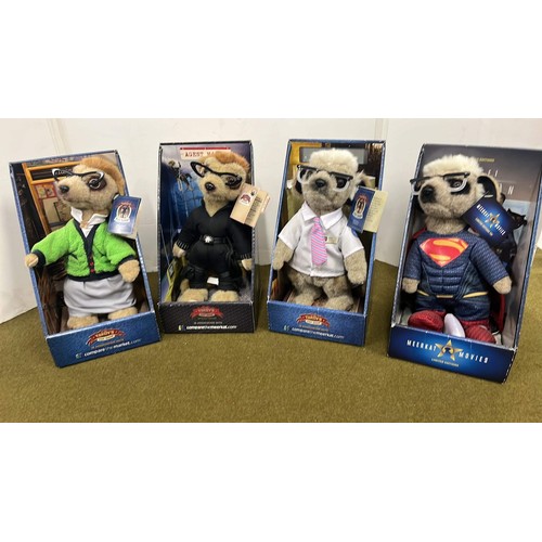 24 - FOUR BOXED MEERKATS