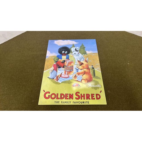 4 - GOLDEN SHRED SIGN