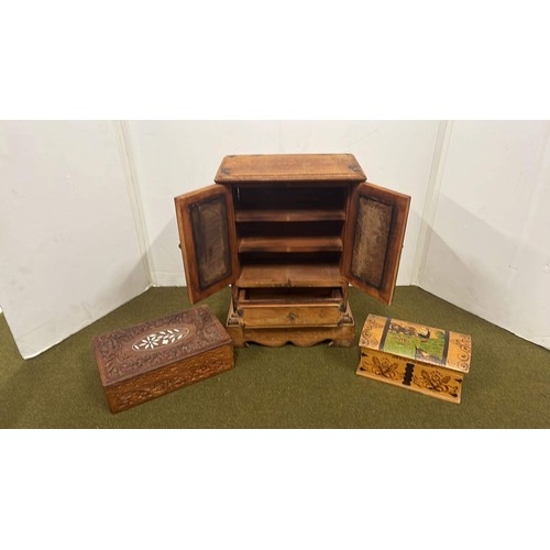 1 - WOODEN JEWELLERY BOXES