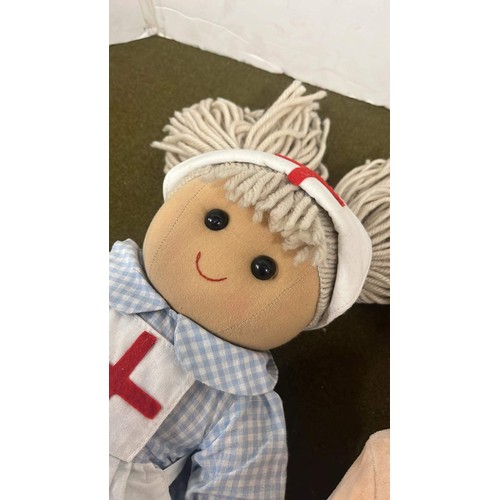 33 - NURSE RAG DOLLS  AND OTHER DOLL