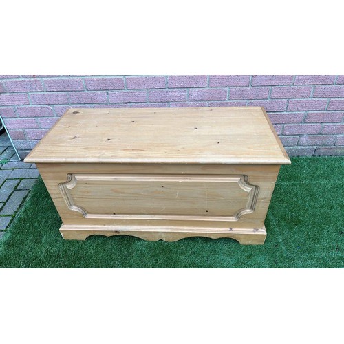 41 - LARGE PINE BLANKET / TOY BOX