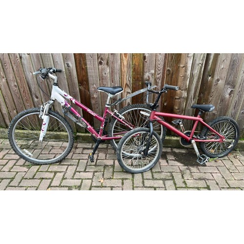 421 - TWO USED PUSH BIKES