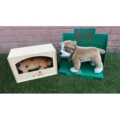 42 - LARGE PIG AND DOG BOXED