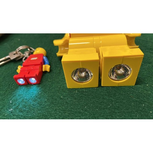 72 - LARGE AND SMALL LEGO TORCHES