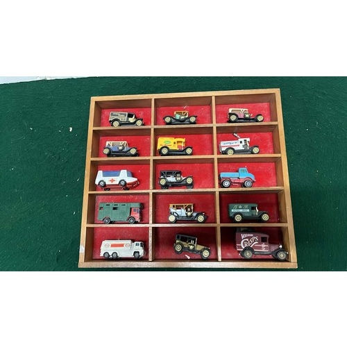 74 - WALL RACK WITH CARS