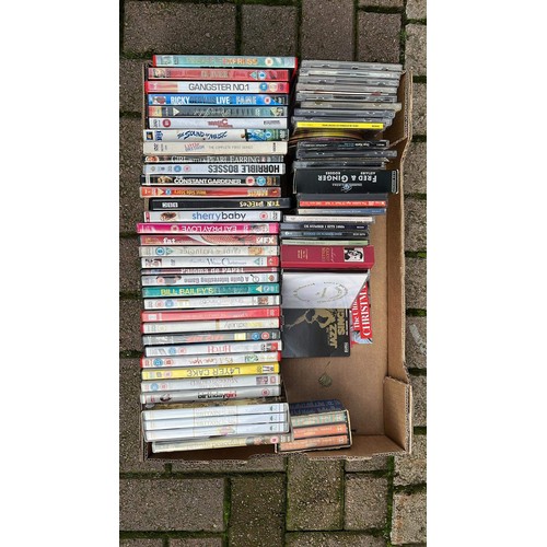 511 - MIXED CDS / DVDS AND CASSETTES