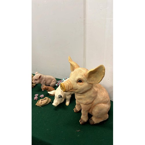 67 - QTY OF MIXED PIG FIGURES