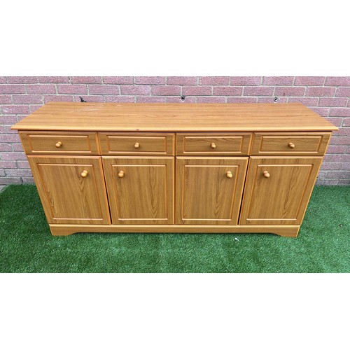 609 - LIGHT FINISH SIDEBOARD