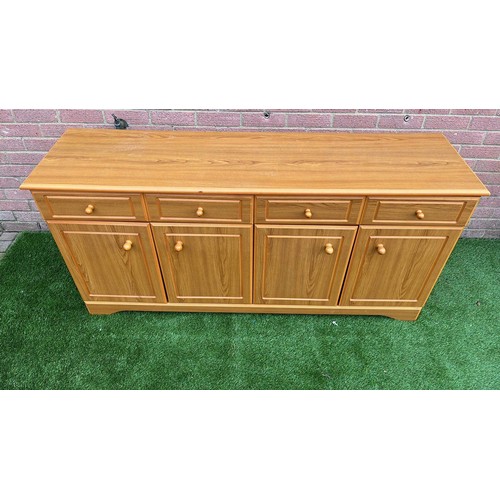 609 - LIGHT FINISH SIDEBOARD