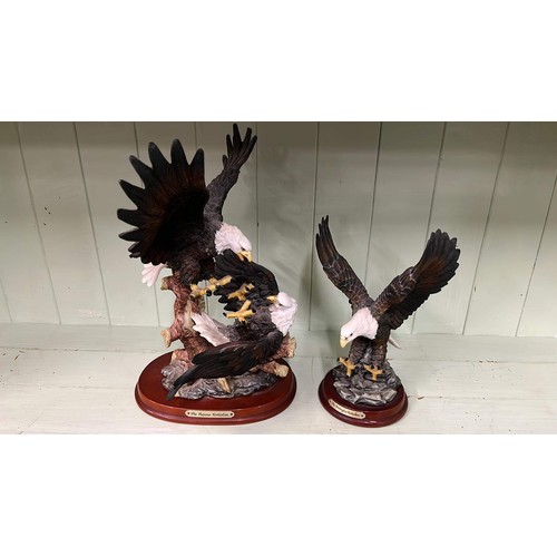 3 - AMERICAN EAGLE FIGURES