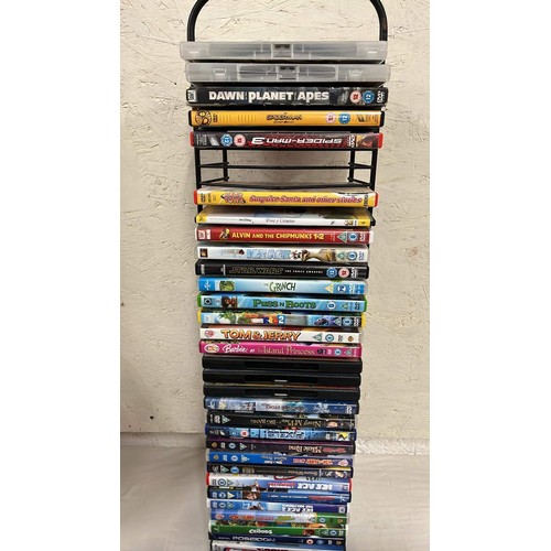 16 - QUANTITY OF MIXED MOVIE DVDS