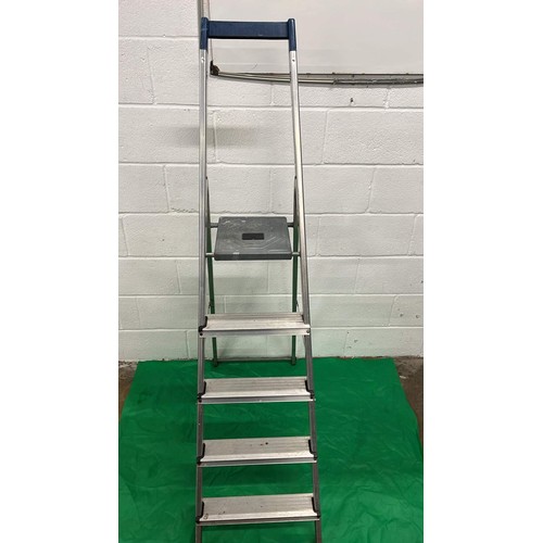 104 - TALL METAL STEP LADDER