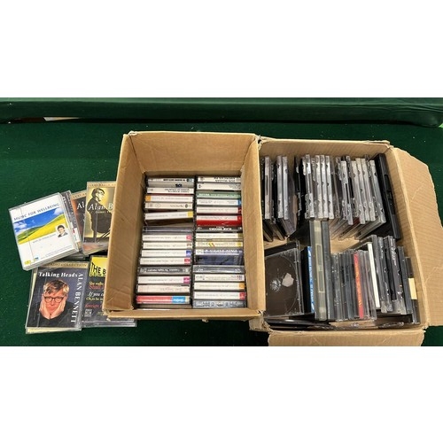 209 - CASSETTES AND EMPTY CD CASES