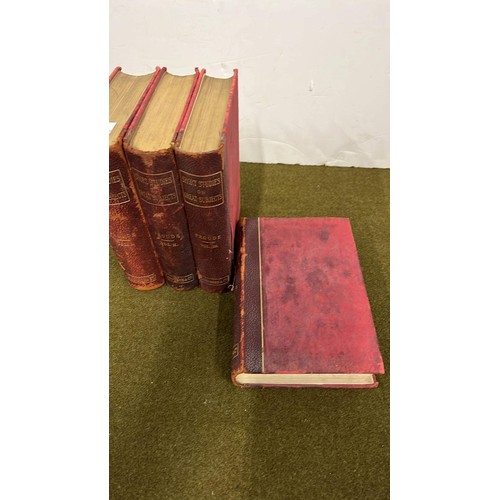 492 - Vintage 'short studies on great subjects' volume 1-4 by longmans & co