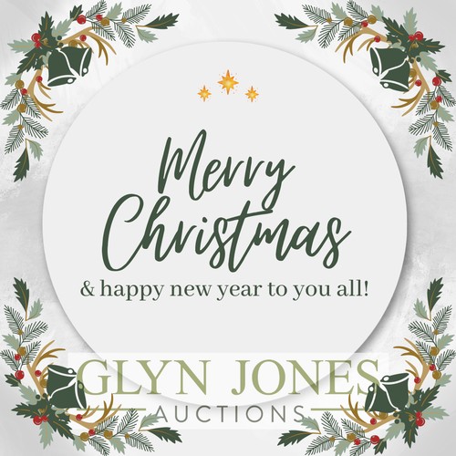 250A - MERRY CHRISTMAS AND A HAPPY NEW YEAR TO YOU ALL - FROM GLYN JONES AUCTIONS