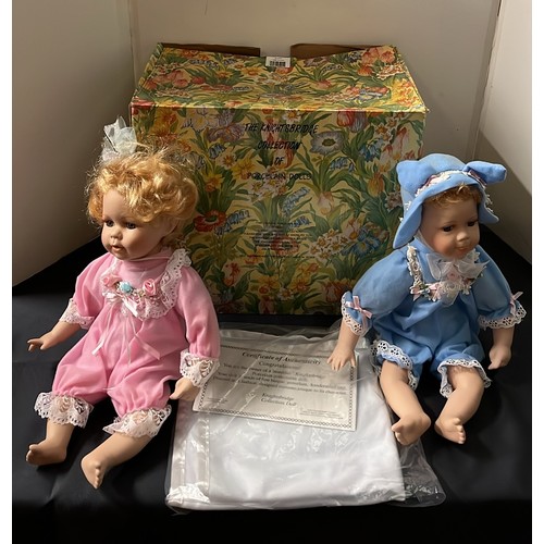 101 - Two porcelain dolls