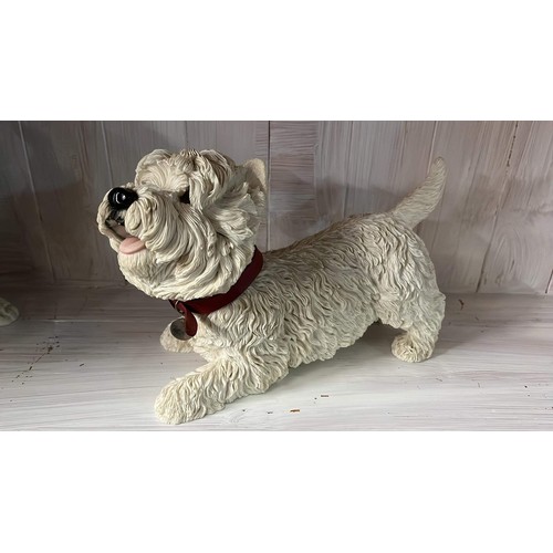 1 - Large resin scotty dog