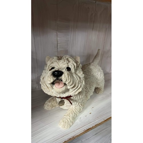 1 - Large resin scotty dog