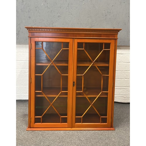 211 - Two door glazed cabinet