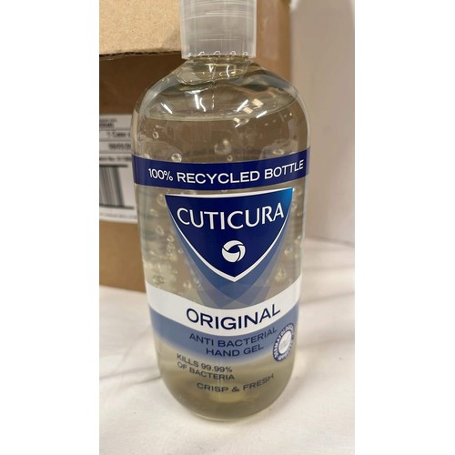 434 - 2 boxes of 12 cuticura hand gel