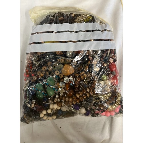 88 - large bag of costume jewellery