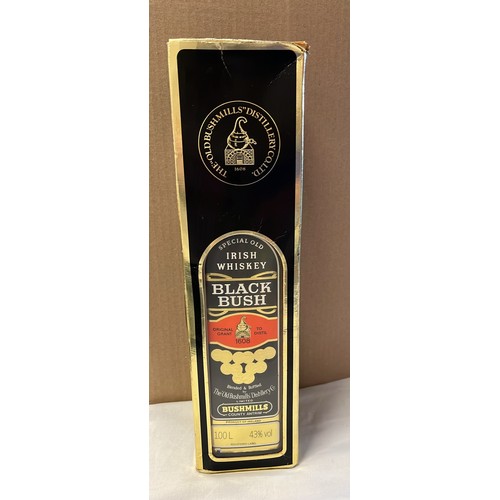 526 - Boxed black bush irish whiskey