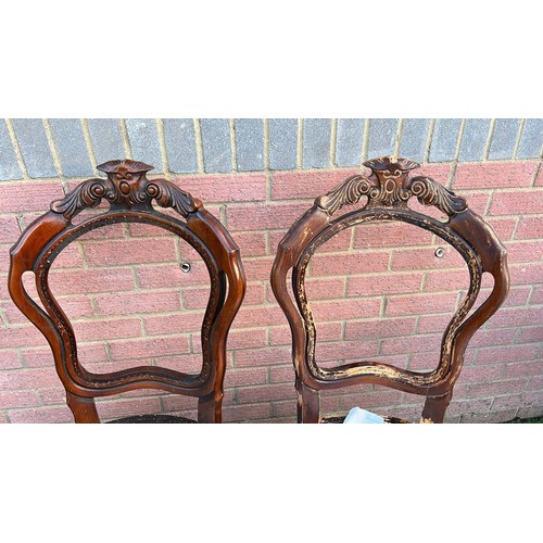 350 - TWO CHAIR FRAMES