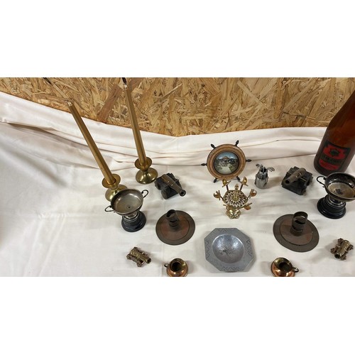 47 - MIXED METAL WARE ITEMS