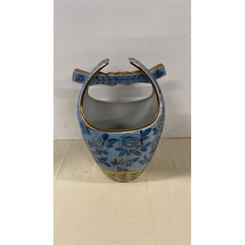 58 - ORIENTAL BASKET VASE