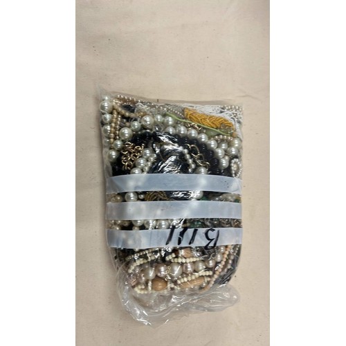 49 - BAG OF COSTUME JEWELLERY