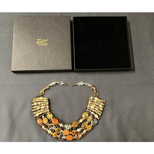 3 - Boxed decorative choker necklace