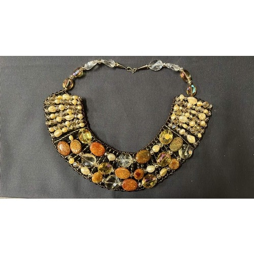 3 - Boxed decorative choker necklace