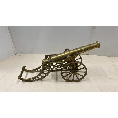 42 - SOLID BRASS LARGE CANON