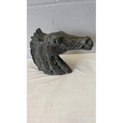 32 - LARGE HORSE HEAD ART WORK