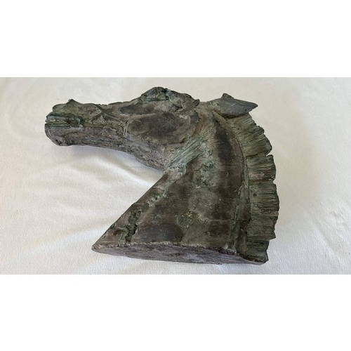 32 - LARGE HORSE HEAD ART WORK