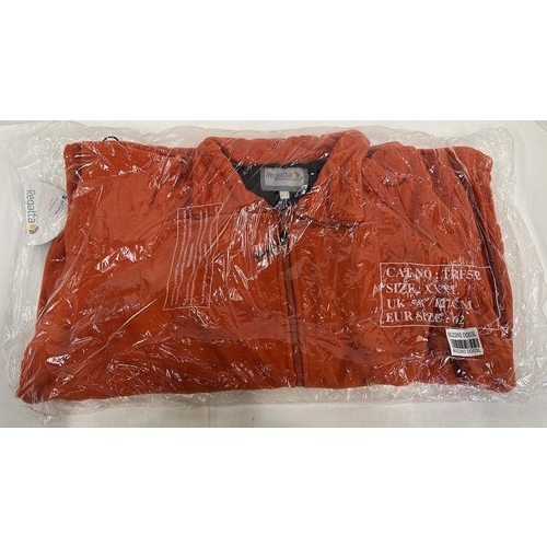 312 - 1 new regatta orange xxxl fleece