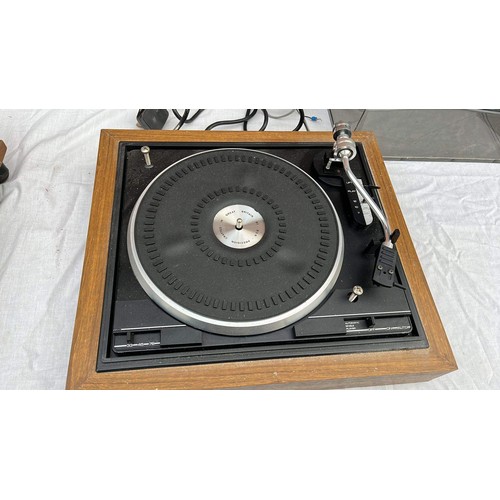 835 - TWO RETRO TURN TABLES UNCHECKED