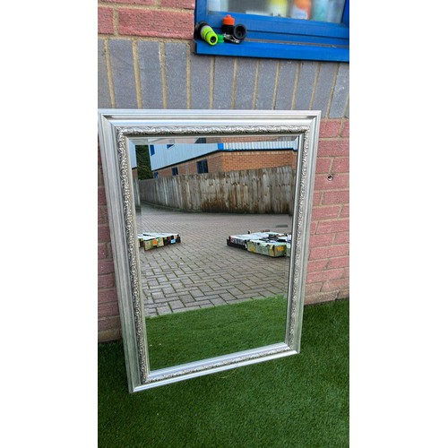 998 - large silver coloured mirror