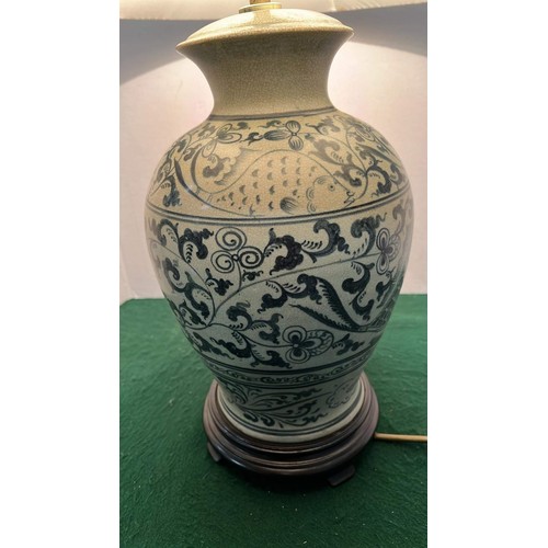 50 - LARGE TALL ORIENTAL SIDE LAMP