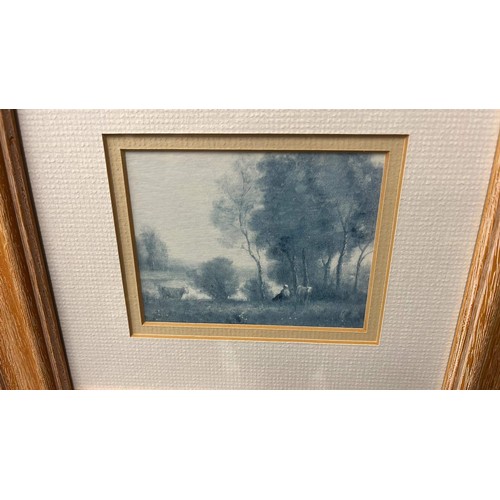 19 - TWO FRAMED COUNTRY WATER PRINTS