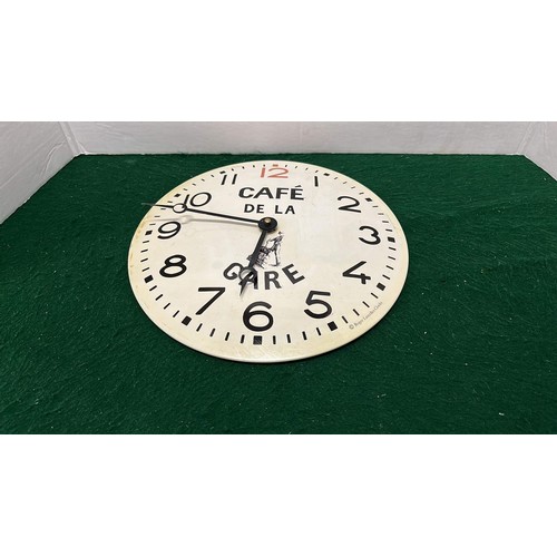 14 - CAFE DE LA GARE WALL CLOCK